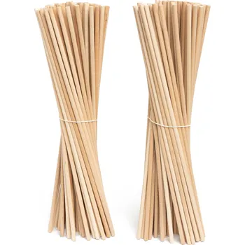 Obraz Dřevěné tyčky na nanuky WPDL S.C. kulaté 36 cm 100 ks