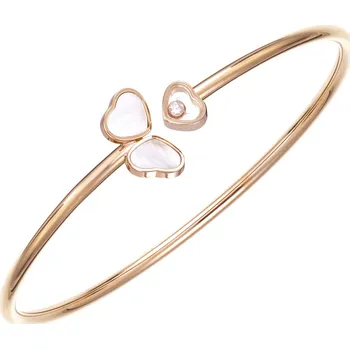 Náramek Zlatý Náramek Chopard Happy Hearts 85A083-5301