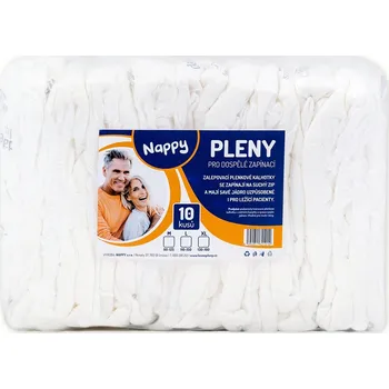 Nappy Nappy prodyšné zapínací L 110-150cm 10 ks