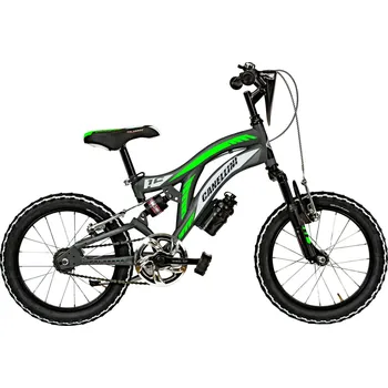 Jízdní kolo CANELLINI Chlapecké kolo MTB Canellini COLORADO 16" 16" ZELENÁ|ŠEDÁ 2025