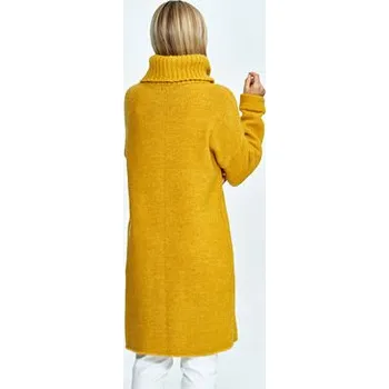 Dámský svetr FIGL Svetr M891 Žlutá Oversize OS
