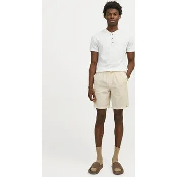 Pánské oblečení Jack & Jones T-Shirt Jprblunixs 12257965 Bílá Slim Fit L