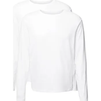 TOMMY HILFIGER Pánské tričko s dlouhým rukávem 2-pack REGULAR bílé M