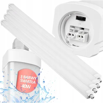 LED hermetické svítidlo 120 cm, 3 barvy světla Stropní svítidlo do garáže, 40 W x4