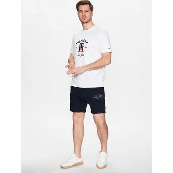 Pánská móda Tommy Hilfiger Sportovní kraťasy Curve Logo MW0MW30014 Tmavomodrá Regular Fit S