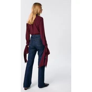 Dámská halenka MARI PRETI Halenka Luna Bordó Regular Fit S