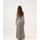 La Mania Úpletové šaty MITCH Šedá Classic Fit 38