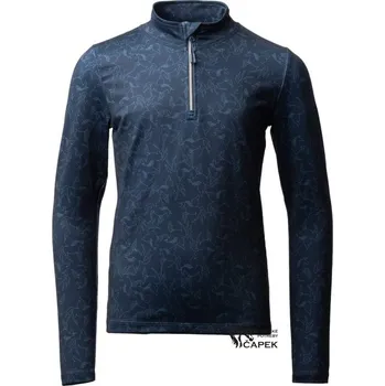 Dětské tričko Horze -PEGASUS LONG- - Tm. modrá - 158/164