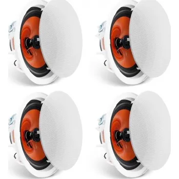 Reproduktor do auta 4 ks stropních reproduktorů 8 palců/20,3 cm, 100W zapuštěné stropní a nástěnné reproduktory