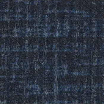 Koberec Lano kobercové čtverce MATRIX O 700 černo-modrý