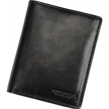 Peněženka MATO GROSSO peněženka z pravé lícové kůže černá - muž
