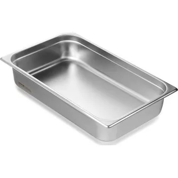 Pánev Hotelová pánev , plnohodnotná parní pánev s ochranou proti zasekávání, nerezová ocel o tloušťce 0,8 mm, restaurační parní pánev, komerční stolní pánev s hloubkou 4 palce, pánev na skladování potravin pro catering, pro průmysl a vědu