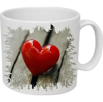 Moon River hrnek Svatý Valentýn srdce na podlaze obsah 330 ml (hrneček valentýnský pro zamilované)