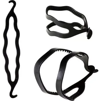 Černá spona do vlasů na drdol