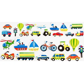 samolepka FANDY Samolepky pěnové 09 dopravní prostředky