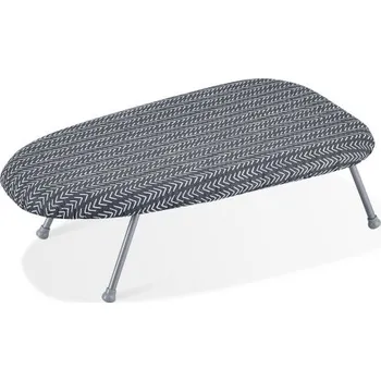 Žehlicí prkno Žehlicí prkno na stůl 23,4 x 14,4, malé žehlicí prkno s tepelně odolným potahem a potahem ze 100% bavlny, mini žehlicí prkno se 7mm zesílenou vrstvou jehlové bavlny pro malé prostory, cestovní použití