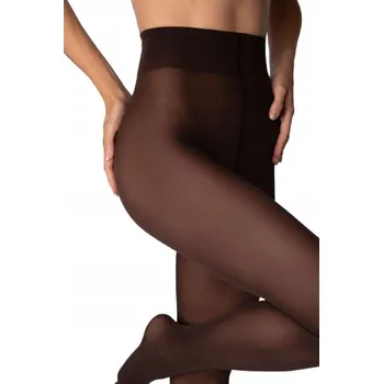 Podprsenka Punčocháče hladké Mona Tina Soft Touch 40den hnědé Black Coffee velikost 5