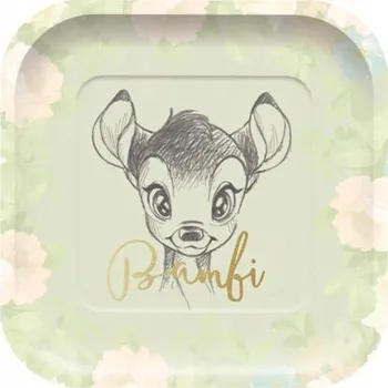 Talíř Papírové talíře Bambi 24cm 4ks