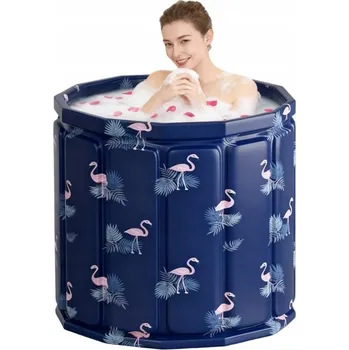 Vana Skládací přenosná vana pro dospělé a rodiny, hluboká SPA PVC velká DO DOMU