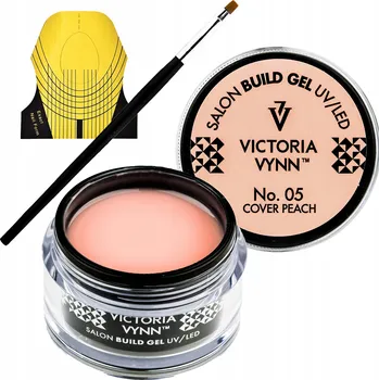 Lak na nehty GEL NA NEHTY STAVEBNÍ VICTORIA VYNN COVER PEACH 05 50ML + DÁRKY ZDARMA