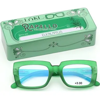 Brýle na čtení +3.0 Dioptrie LOKI - ITALY Brýle na počítač s filtrem modrého světla, čtecí brýle