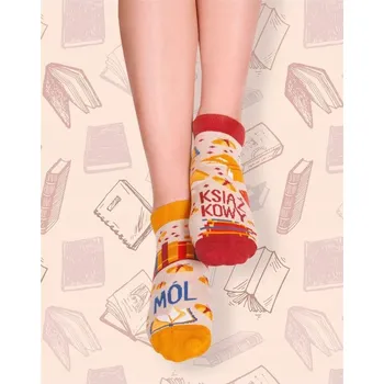 Pánské ponožky Kotníkové ponožky Ponožky Bookworm 39-42