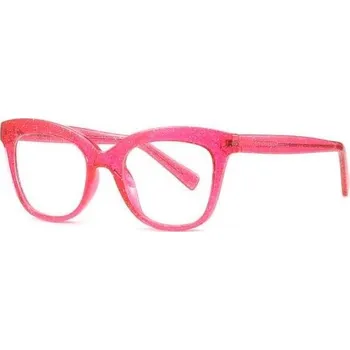 Brýlová obroučka Brýle proti modrému světlu - Třpytivé, růžové