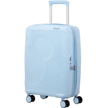 American Tourister Mickey Magic 55cm Spinner rozšiřitelný Modrá Mickey Pastel Blue 37/44 L