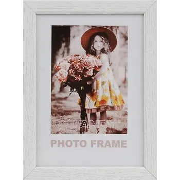 Rám na obraz FANDY Dřevěný rámeček Style 15x21 1 bílý