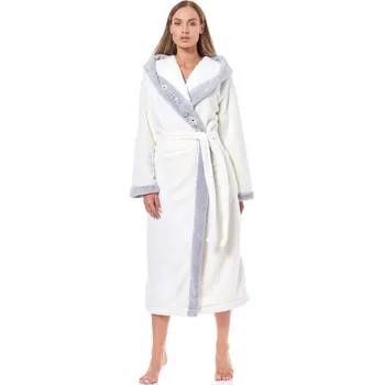 Dámský župan L&L Flower Ecru