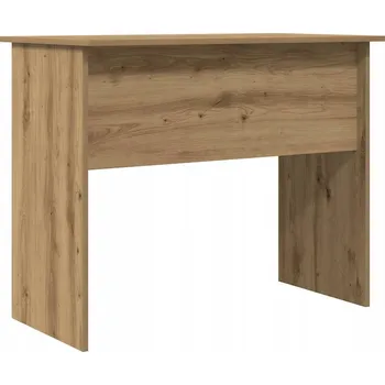Psací stůl Psací stůl dub artisan 90 x 50 x 74 cm s vestavěnou skříňkou