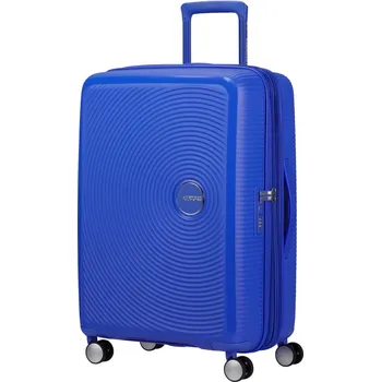Módní doplněk American Tourister Soundbox 67cm Modrý Cobalt Blue rozšiřitelný