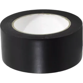 Lepicí páska Černá vyznačovací páska Super - 33 m x 5 cm