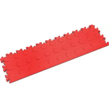 vinylová podlaha Červený PVC vinylový nájezd Fortelock 2045 (penízky) - 51 x 14 x 0,7 cm
