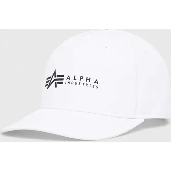 Čepice Bavlněná čepice Alpha Industries 126912.09 bílá 00X, vel. ONE SIZE