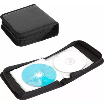 Příslušenství pro datový nosič Pouzdro na 40 CD/DVD s zipem