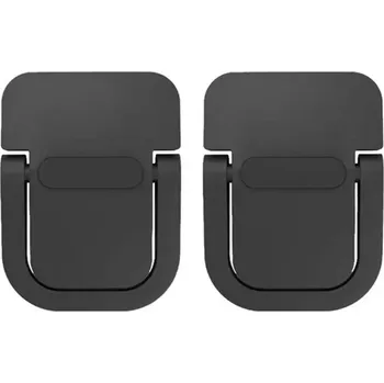 Univerzální hliníkové podložky pod notebook, černé