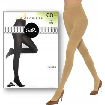 Dámské punčochy Hladké Punčocháče Gatta Rosalia 60 DEN, 60den, béžová Toffie, velikost 4