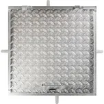 Strend Pro 2173140 Poklop MC50, 500x500 mm, kanálový, pozinkovaný, max. 150 kg
