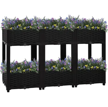 Vyvýšený záhon Vyvýšený záhon 120 x 40 x 71 cm polypropylen - 8720286493298