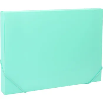 Archivační box Desky na spisy s gumou, box A4 pastel LUMA, zelený