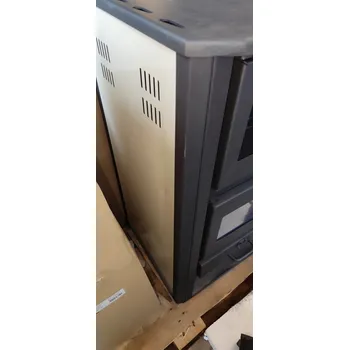 Krbová kamna BLIST krbová kamna ROMA S s troubou - krémová (II. Jakost)