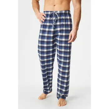 Dámské pyžamo Pánské bavlněné pyžamové kalhoty MEN-A Oliver