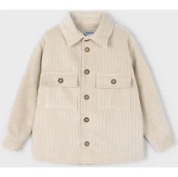 Chlapecká košile Dětská manšestrová košile Mayoral 4124.5G.Mini.9BYA béžová 02X, vel. 104