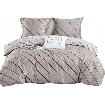 Povlečení SADA POVLEČENÍ 160x200 BAVLNĚNÝ SATÉN, POVLEČENÍ NA POLŠTÁŘE 70x80