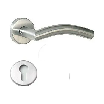 Dveřní kování 83689 - klika nerez - FAB (83689 - klika nerez - FAB)