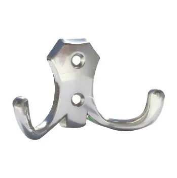 Věšák 770194 - dvojháček kov broušený nikl (770194 - dvojháček kov broušený nikl )