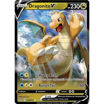Sběratelská karetní hra Dragonite V 049/078 - Pokémon GO