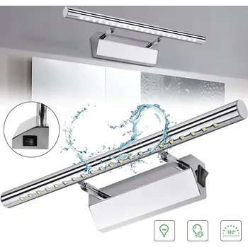 Nástěnné svítidlo LED Koupelnové Nástěnné Svítidlo NAD ZRCADLO 3000K 5W S VYPÍNAČEM A REGULACÍ