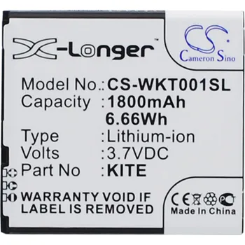 Baterie pro mobilní telefon Baterie Cameron Sino CS-WKT001SL, Li-Ion, 1800